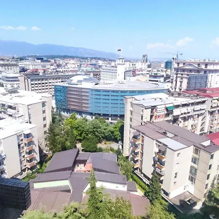 Sky View Luxury Center Skopje Apartments Exterior photo